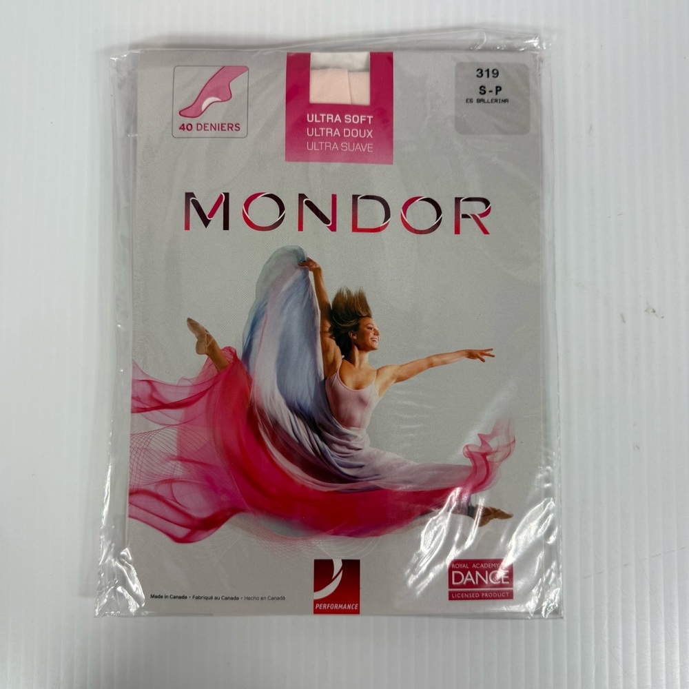 Mondor Ultra Soft Performance Dance Tights 319 E6 Ballerina Women's S 40 Denier
